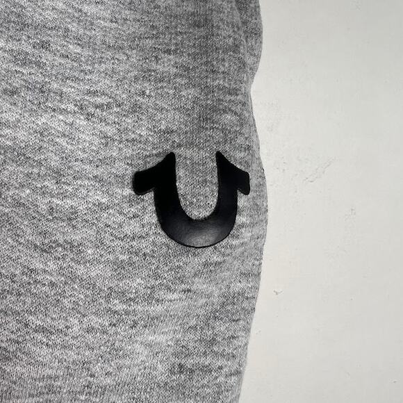 True Religion Kids Boy's Athletic Short 5 Gray Pull On Drawstring Roll Hem - Picture 4 of 7